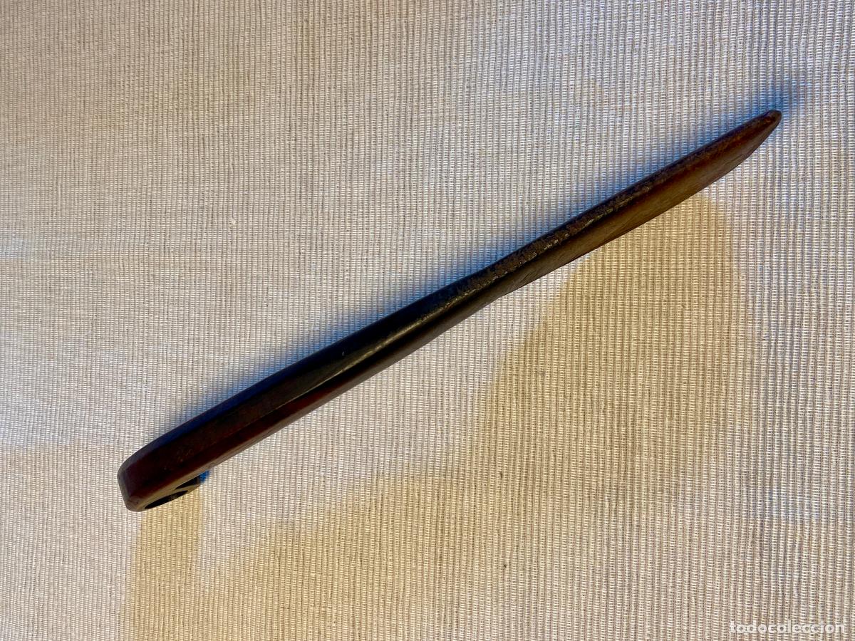 Antig&uuml;edades: ANTIGUA ESP&Aacute;TULA / CUCHILLO DE MADERA - Foto 7