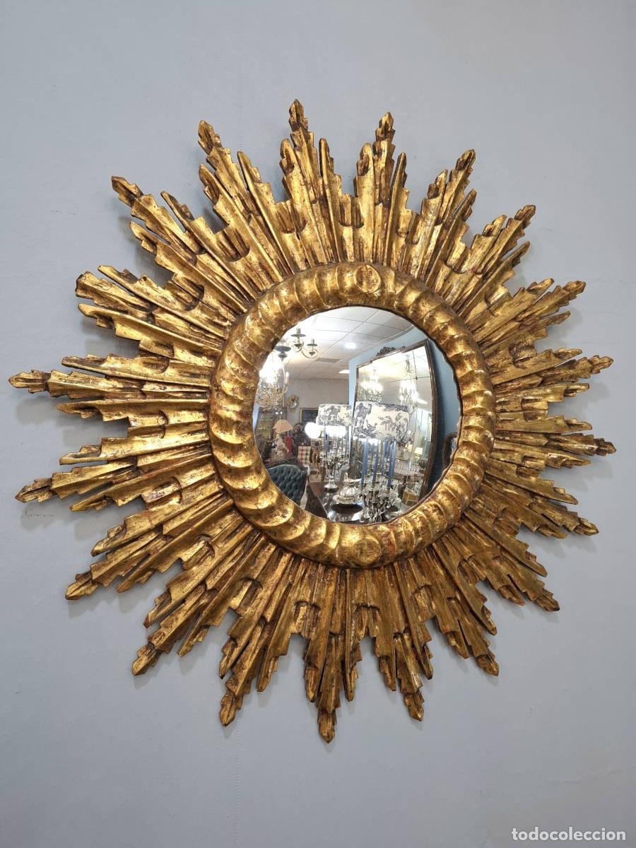 Antig&uuml;edades: Espejo de sol antiguo - Foto 2