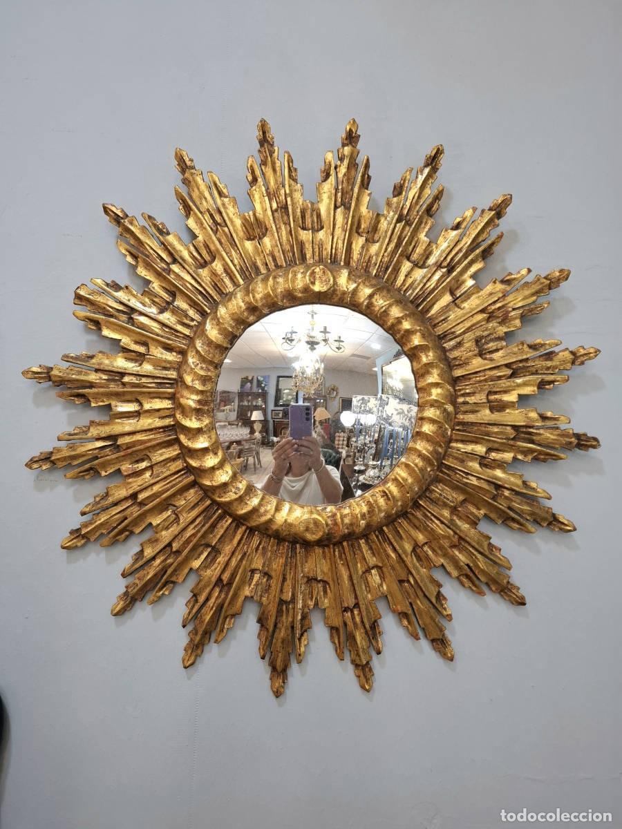 Antig&uuml;edades: Espejo de sol antiguo - Foto 3