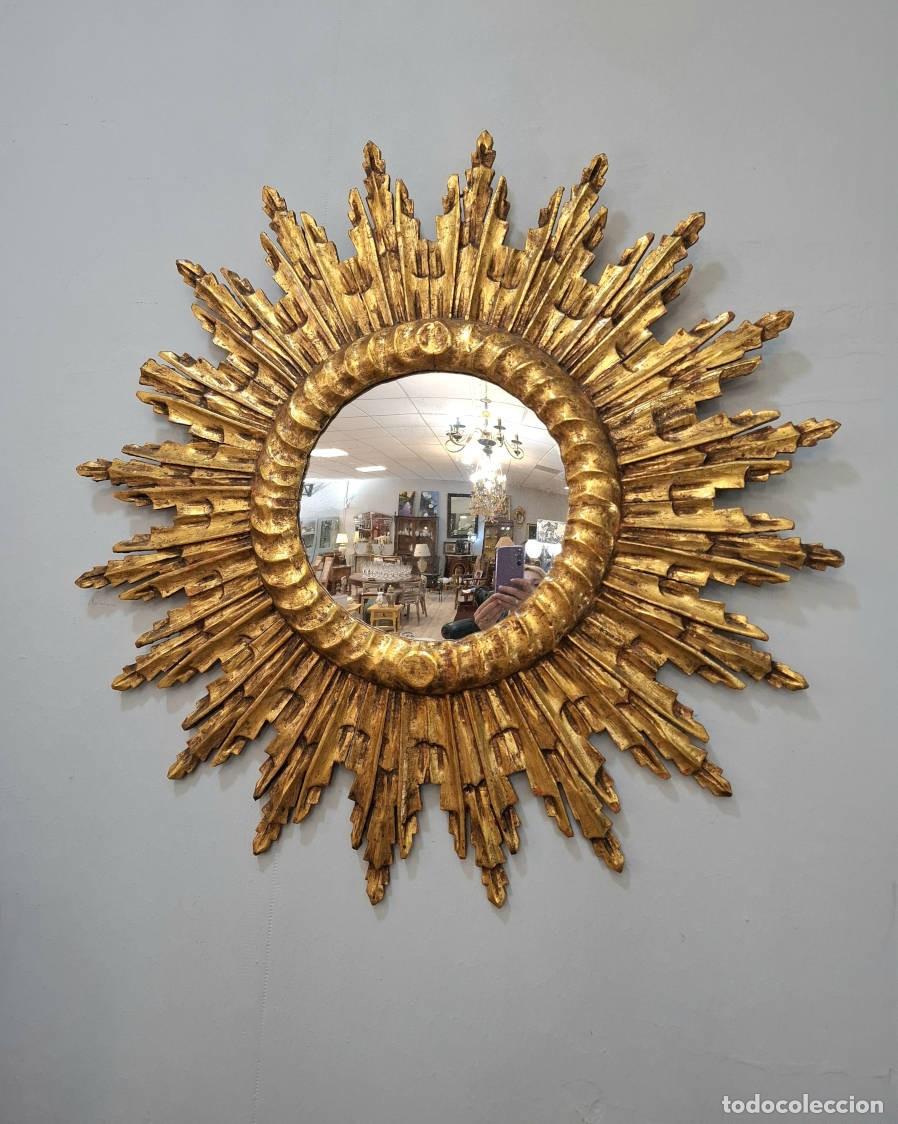 Antig&uuml;edades: Espejo de sol antiguo - Foto 1