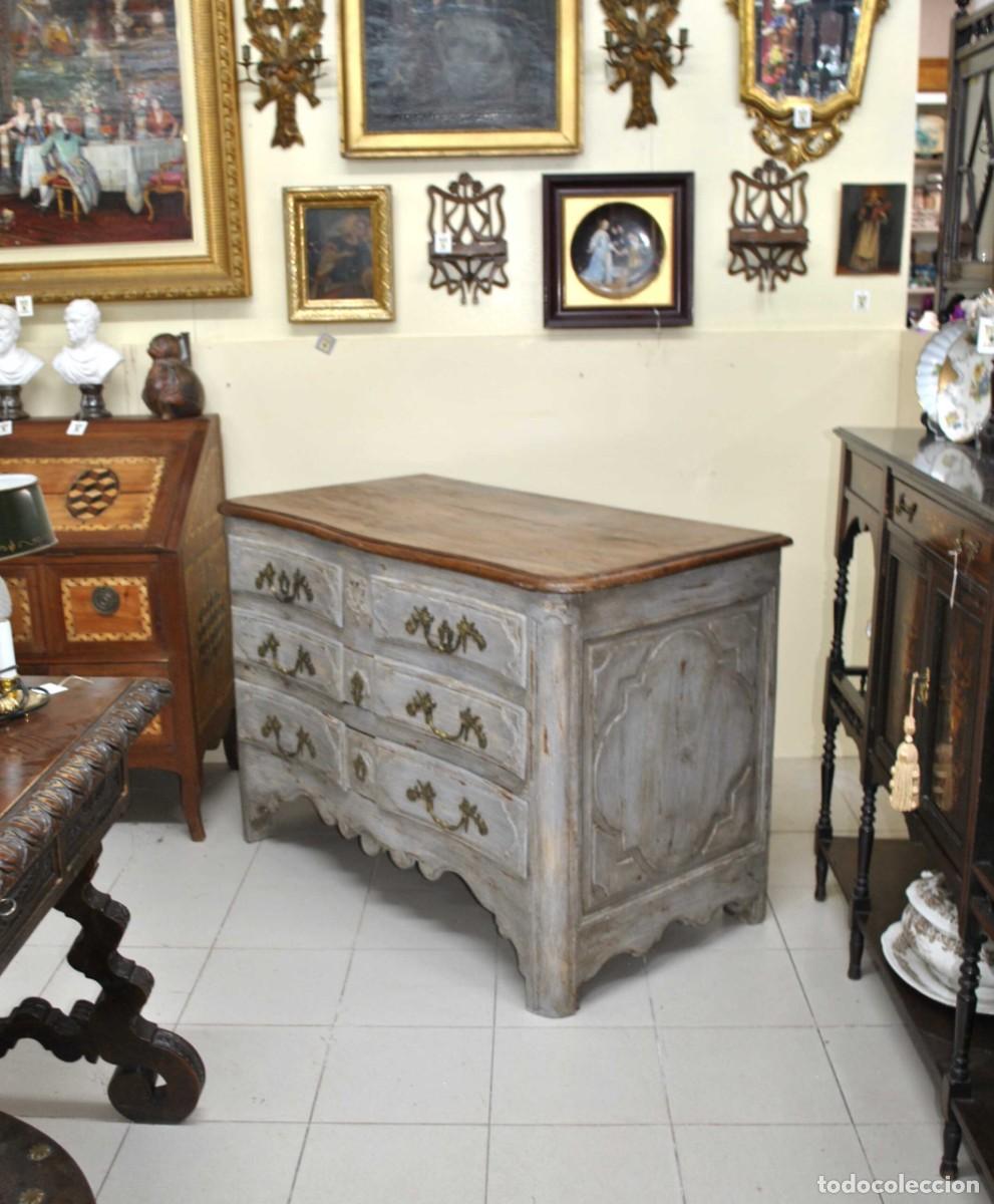 Antig&uuml;edades: C&Oacute;MODA ANTIGUA MADERA DECAPADA - Foto 12