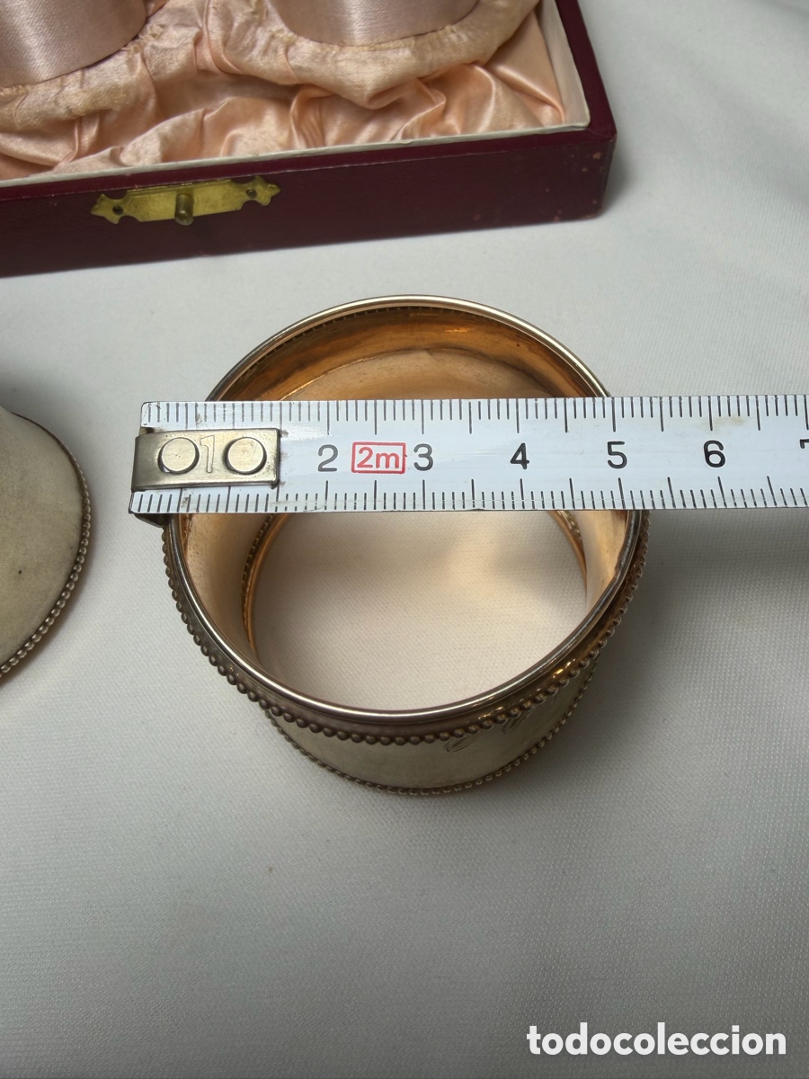 Antig&uuml;edades: Servilleteros de plata finales siglo XIX - Foto 6