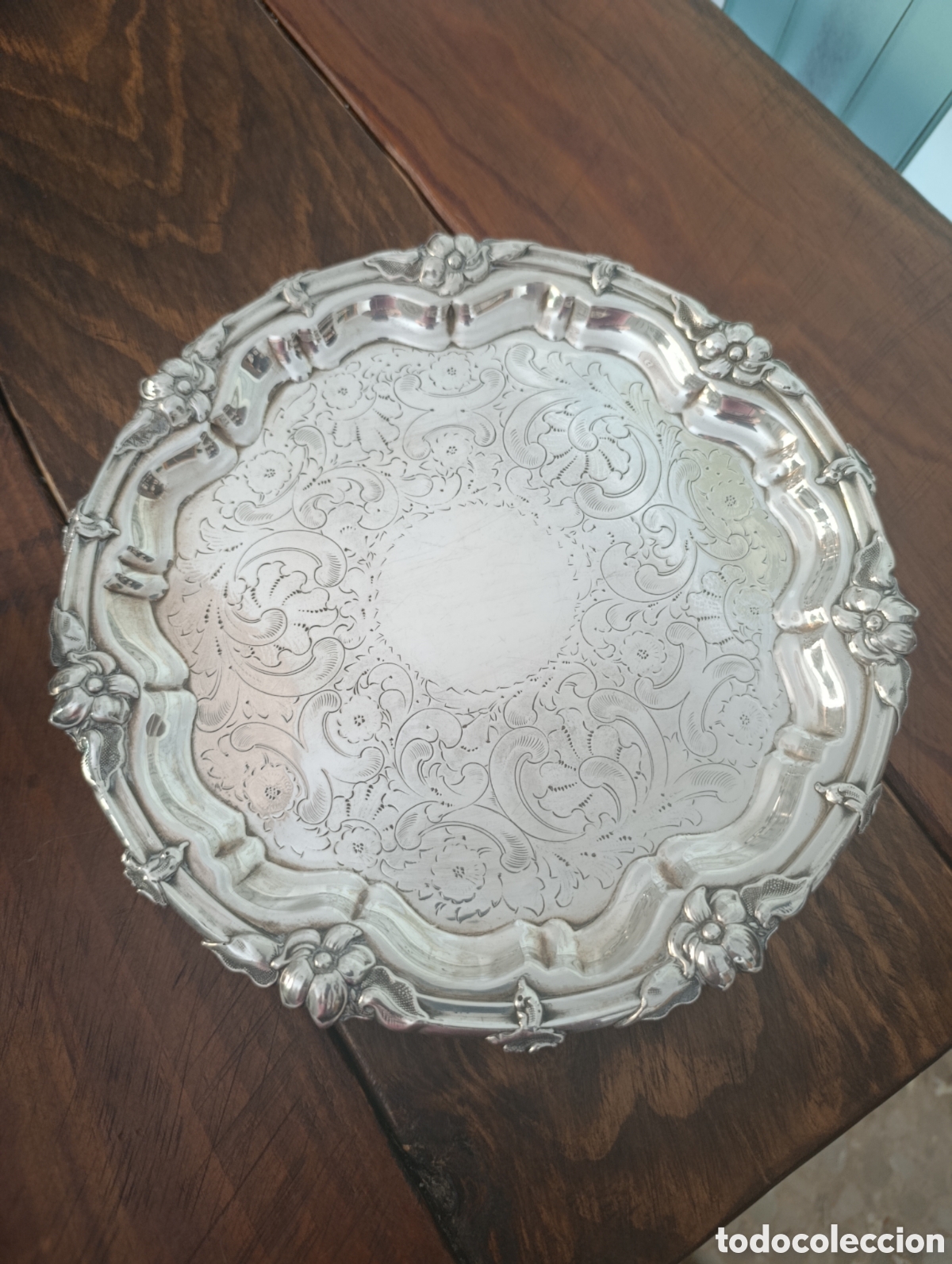 Antig&uuml;edades: Salvilla/ Bandeja Mappin & Webb (Sheffield). Prince's Plate. S. XIX-XX