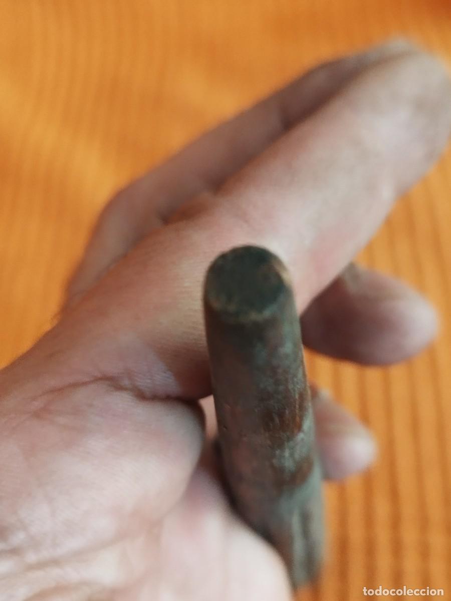Antig&uuml;edades: Antiguo mango pieza, objeto de madera a identificar. - Foto 5