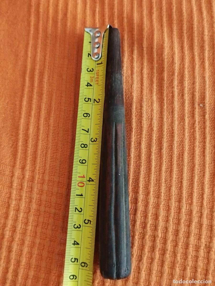 Antig&uuml;edades: Antiguo mango pieza, objeto de madera a identificar. - Foto 10