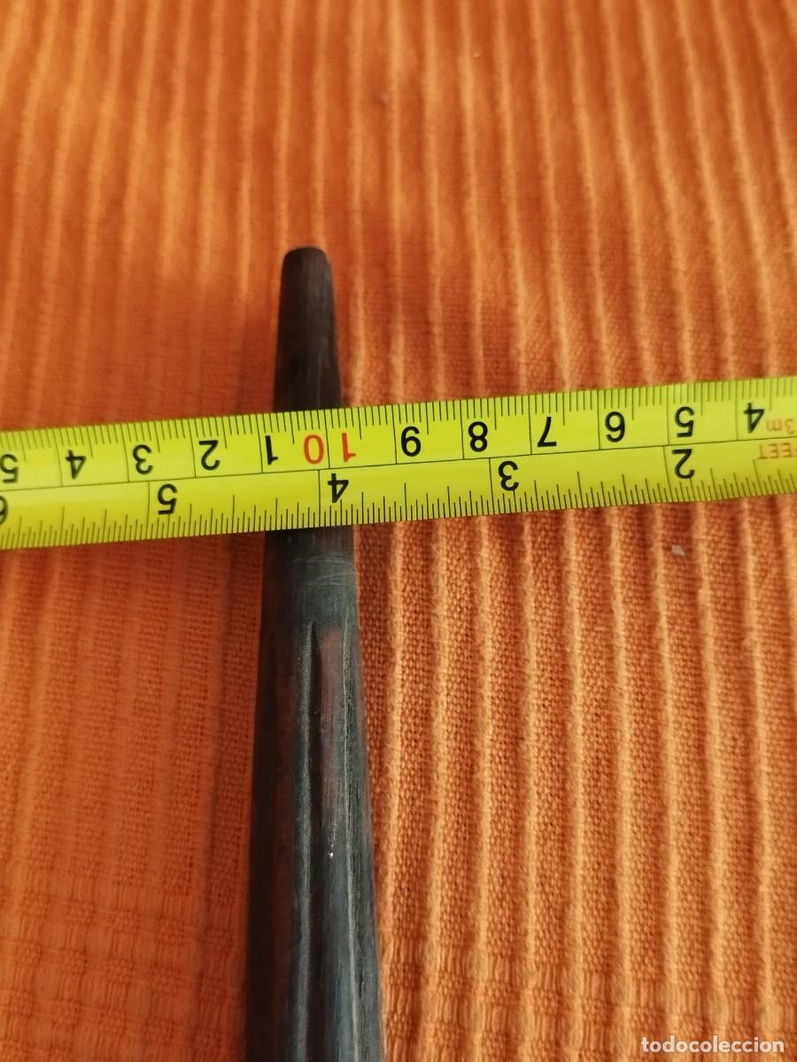 Antig&uuml;edades: Antiguo mango pieza, objeto de madera a identificar. - Foto 13