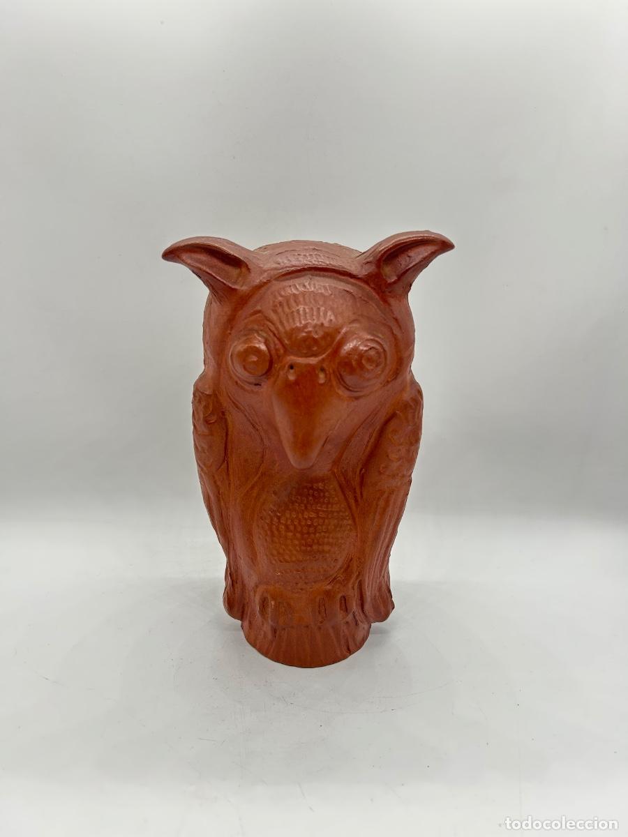 Antig&uuml;edades: RARA FIGURA DE CER&Aacute;MICA DE PEDRO MERCEDES (CUENCA, 1921 &ndash; 2008) - BUHO