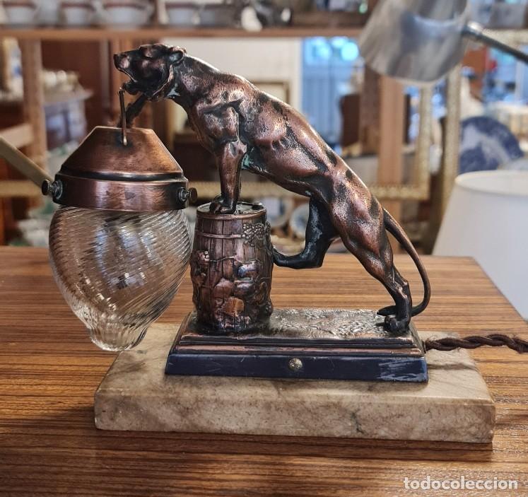Antig&uuml;edades: L&aacute;mpara de sobremesa Art D&eacute;co Francia, ca. 1930