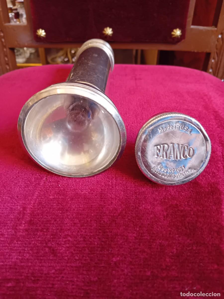 Antig&uuml;edades: Linterna marca Franco made in USA a&ntilde;o 1910/1920