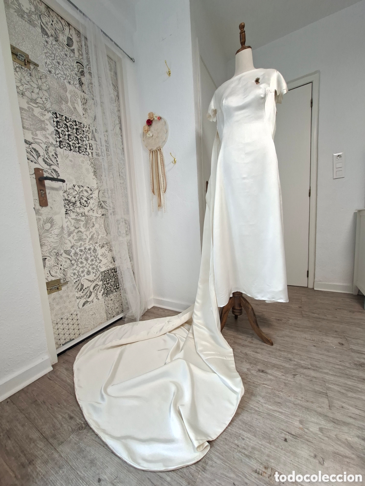 Antig&uuml;edades: Vestido Novia A&ntilde;o 1925 - Foto 2