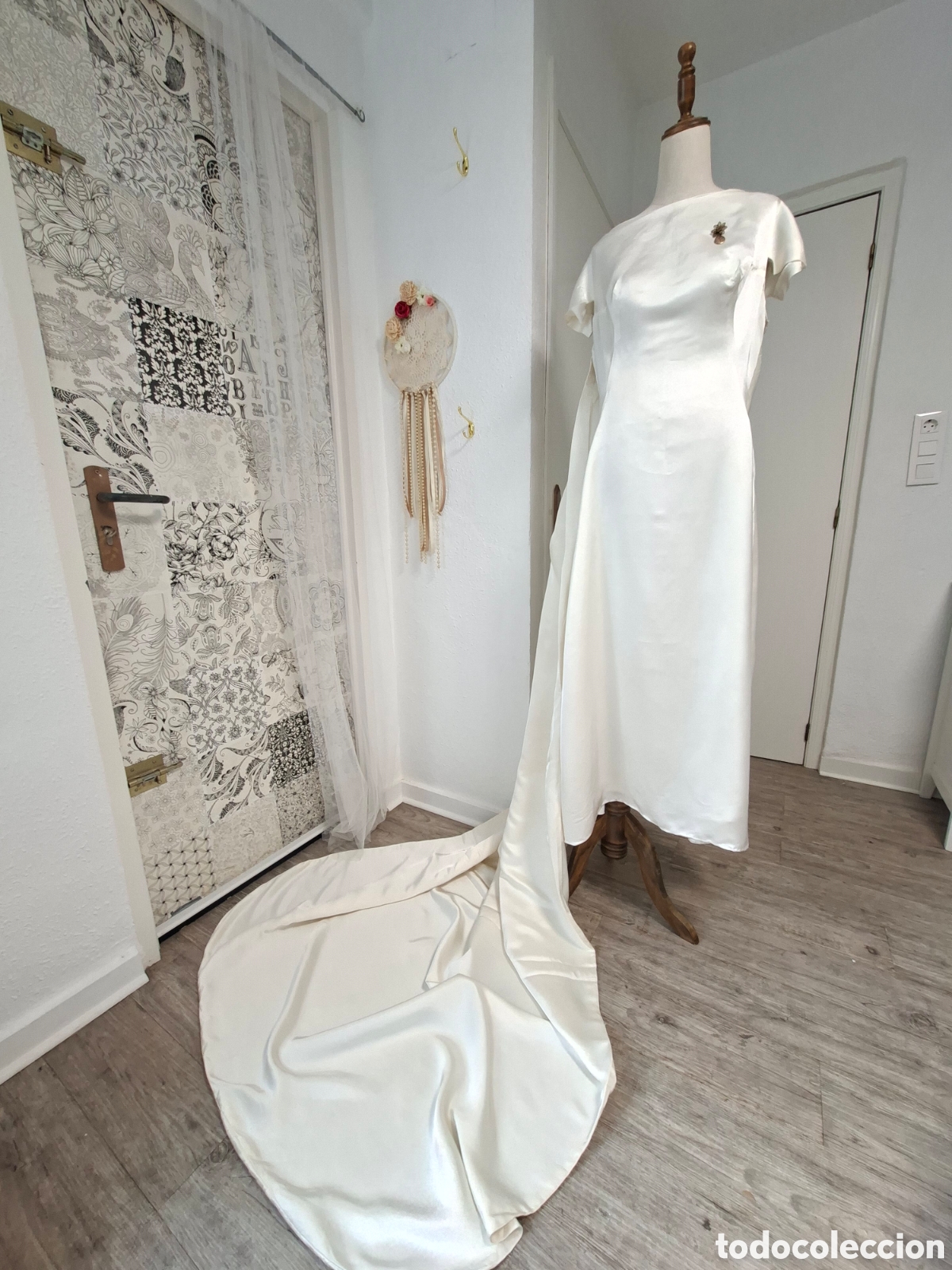 Antig&uuml;edades: Vestido Novia A&ntilde;o 1925 - Foto 3
