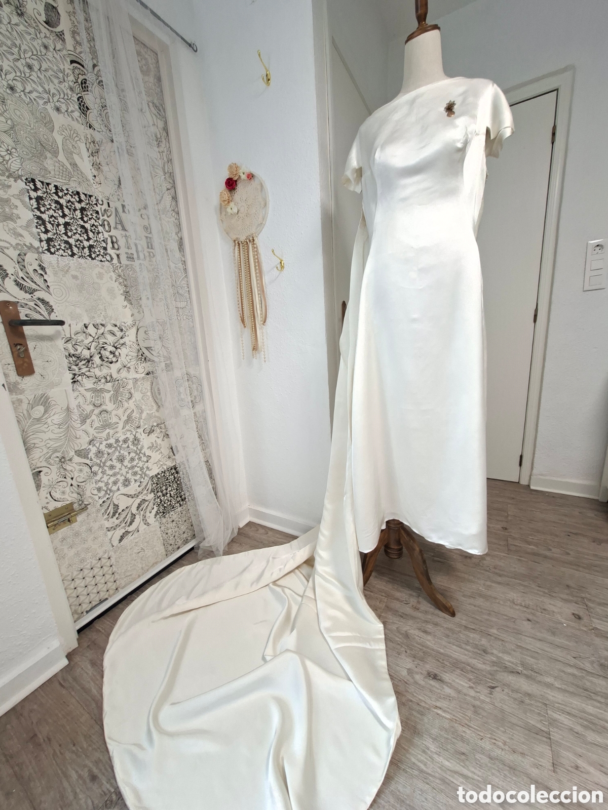 Antig&uuml;edades: Vestido Novia A&ntilde;o 1925 - Foto 4