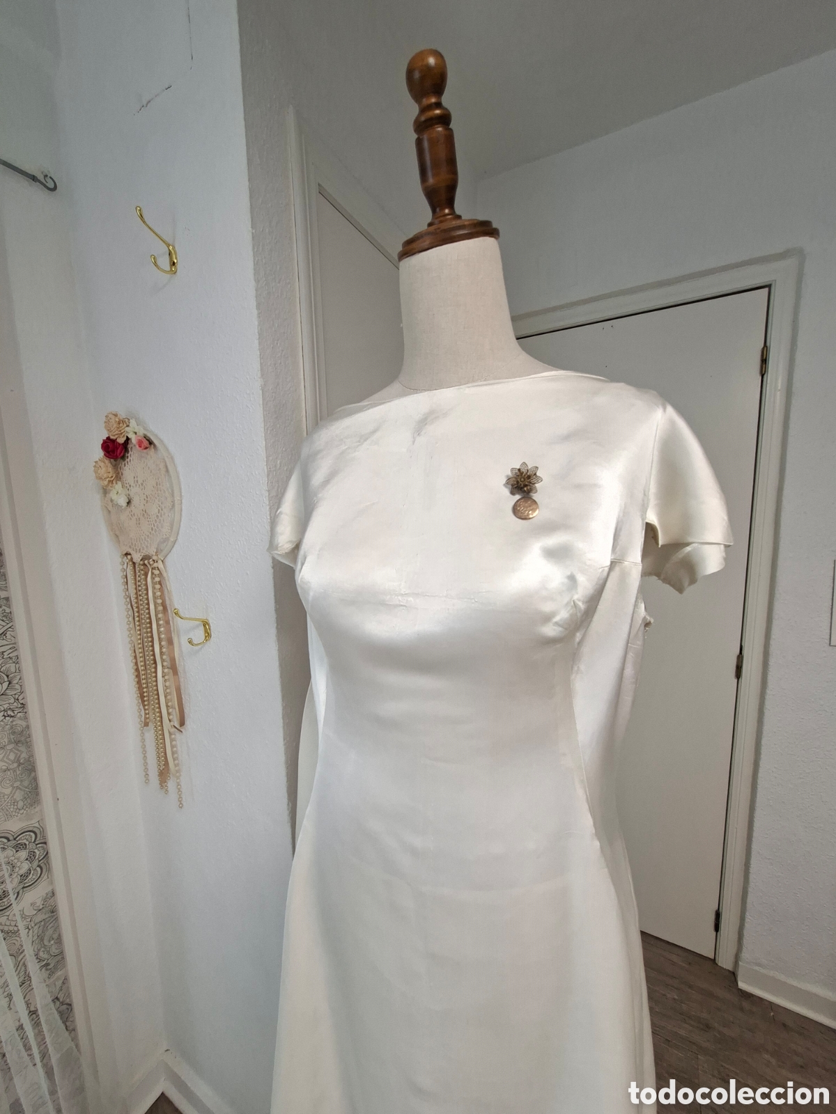 Antig&uuml;edades: Vestido Novia A&ntilde;o 1925 - Foto 6