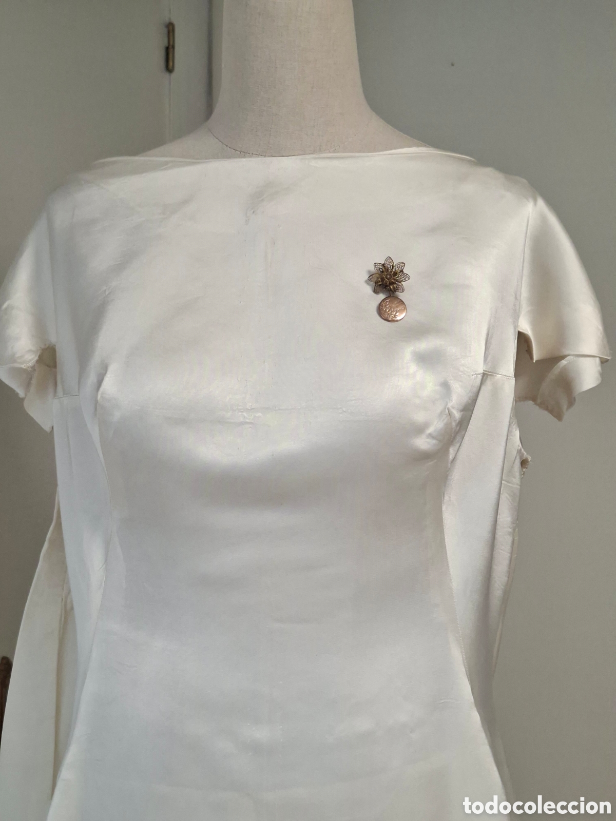 Antig&uuml;edades: Vestido Novia A&ntilde;o 1925 - Foto 8