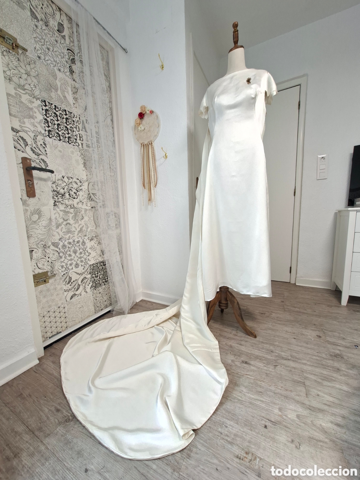 Antig&uuml;edades: Vestido Novia A&ntilde;o 1925 - Foto 1