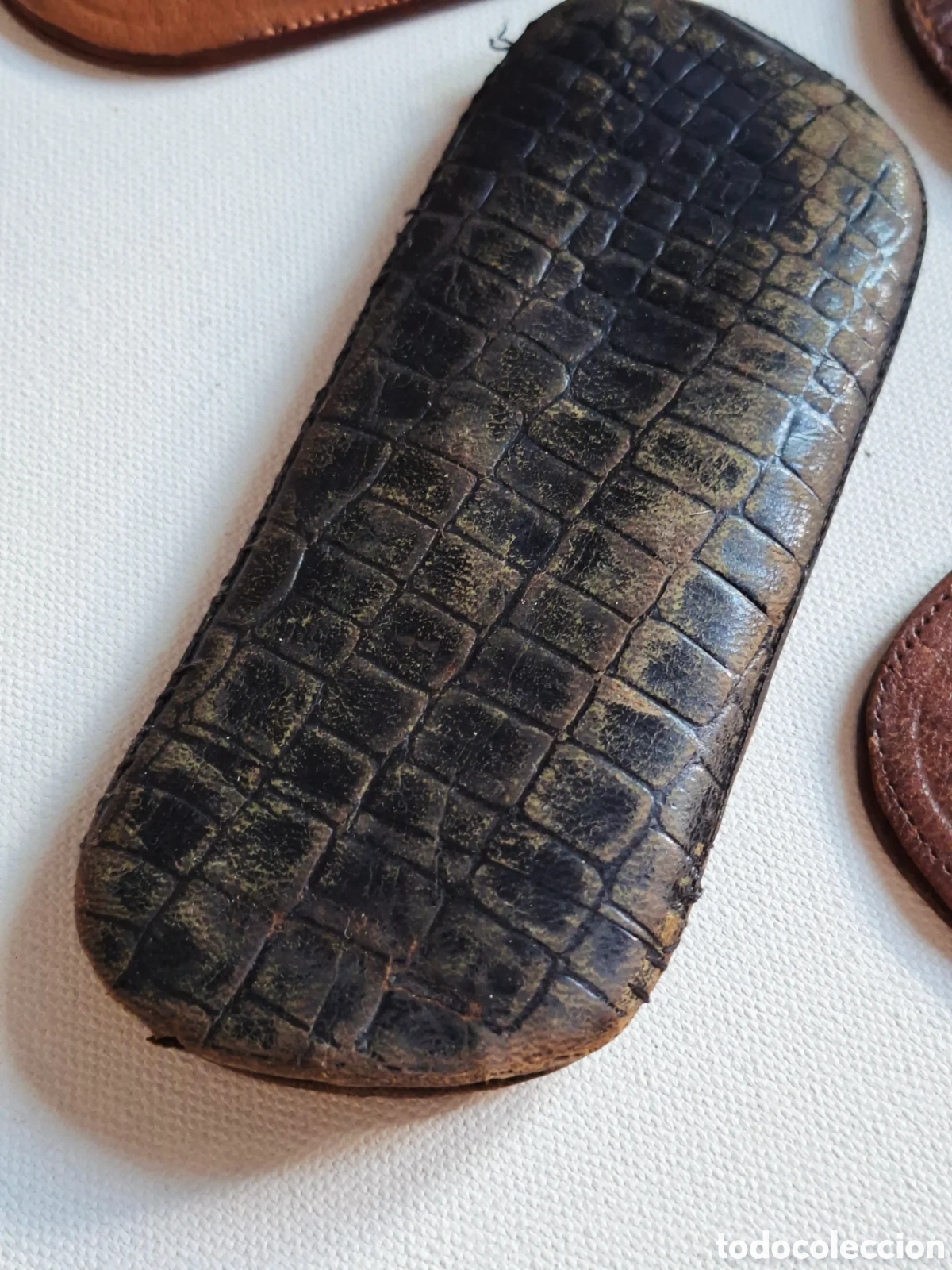 Antig&uuml;edades: Lote fundas gafas 1920-1930 - Foto 4