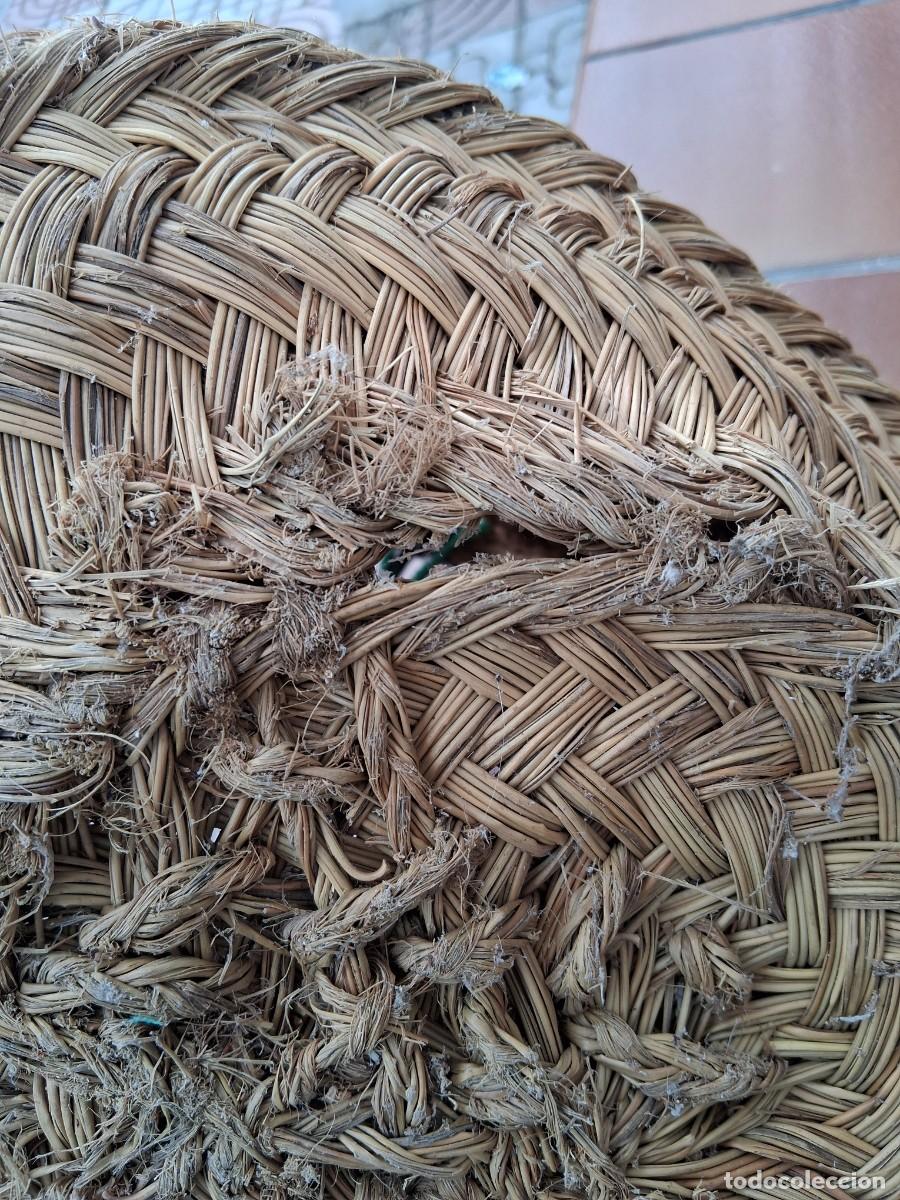 Antig&uuml;edades: Espuerta bolso de esparto capazo cesta - Foto 5
