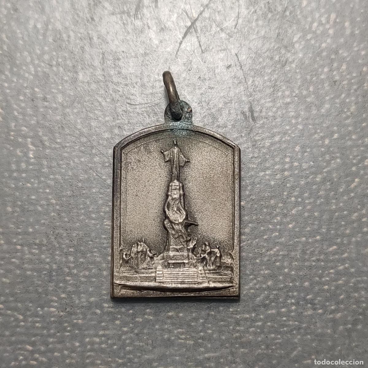 Antig&uuml;edades: MEDALLA RELIGIOSA GETAFE MONUMENTO DEL CERRO DE LOS ANGELES RECUERDO