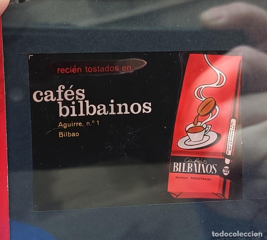 Antig&uuml;edades: Propaganda de cristal caf&eacute;s bilba&iacute;nos