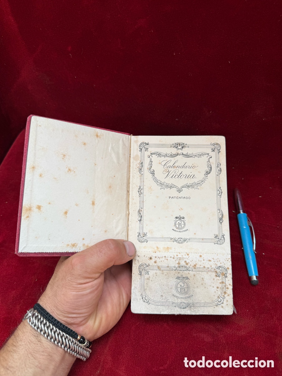Antig&uuml;edades: Antiguo calendario de 1944,Victoria,Barcelona!