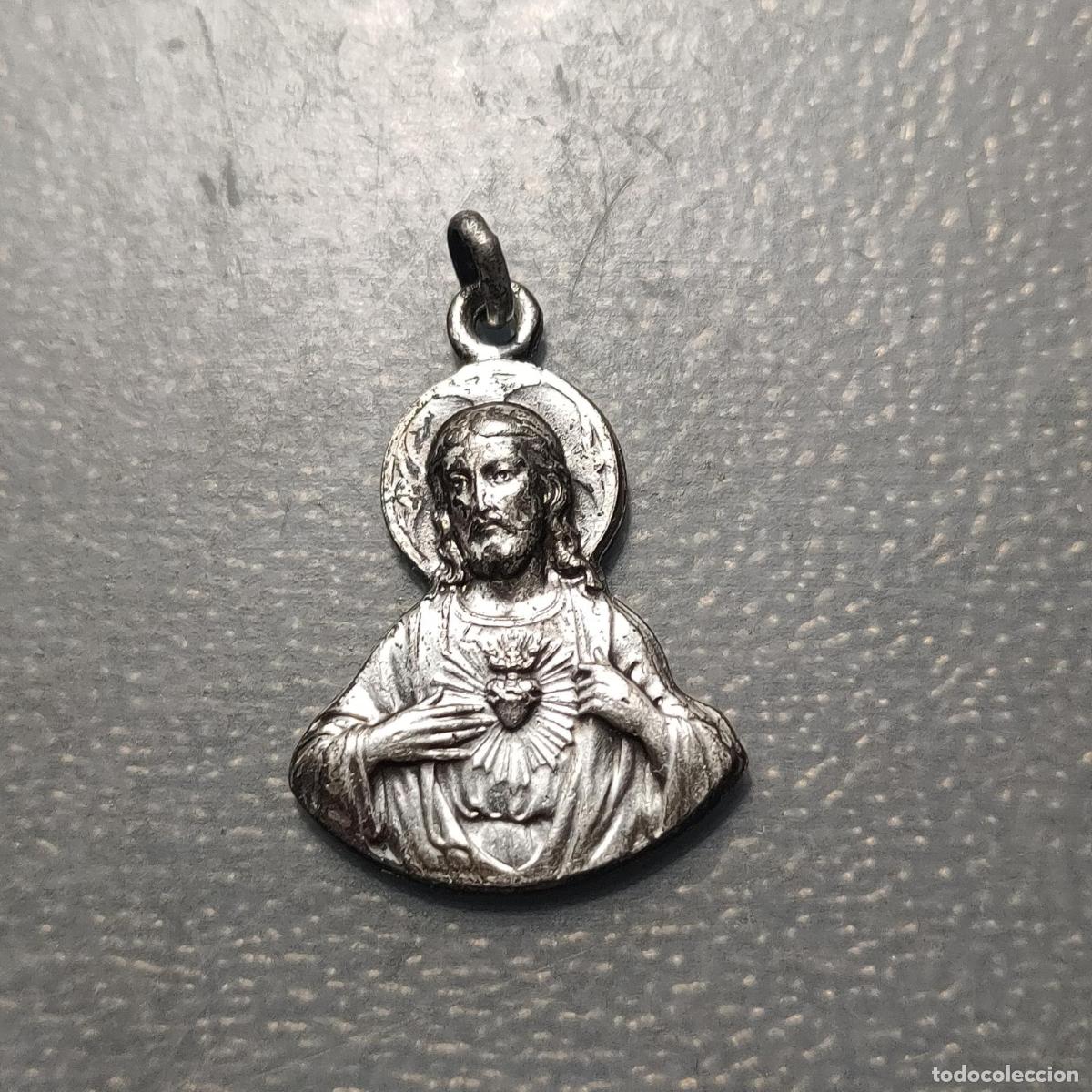 Antig&uuml;edades: MEDALLA RELIGIOSA FRANCIA 1940 SAGRADO CORAZON DE JESUS SOUVENIR DE MONTMARTRE