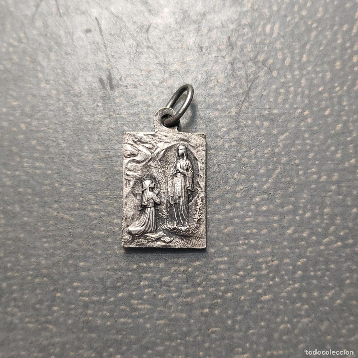 Antig&uuml;edades: MEDALLA RELIGIOSA LOURDES FRANCIA N S DE LOURDES SANTUARIO SANTA BERNARDETTE