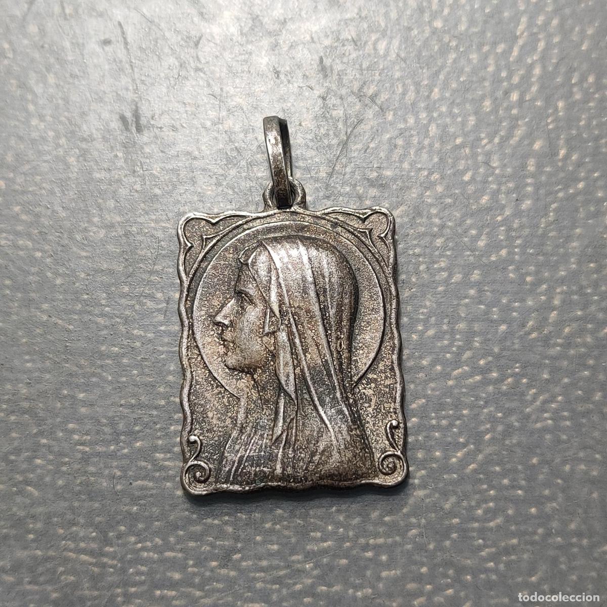 Antig&uuml;edades: MEDALLA RELIGIOSA LOURDES FRANCIA N S DE LOURDES SANTUARIO SANTA BERNARDETTE