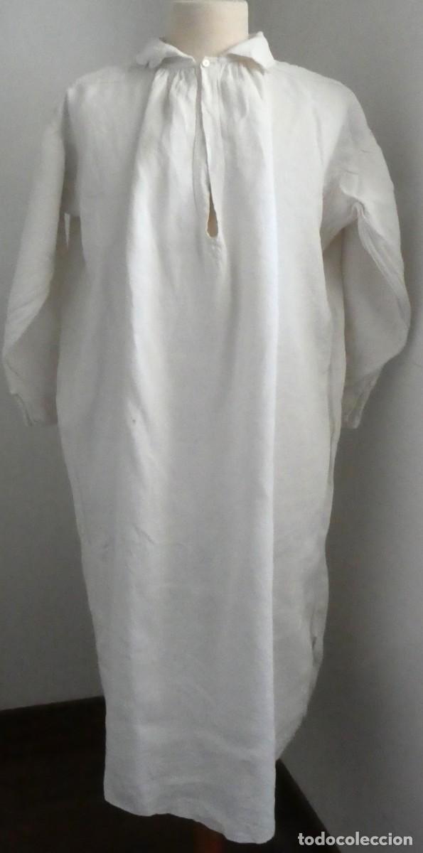 Antig&uuml;edades: ANTIGUA CAMISA DE LINO PARA CABALLERO S.XIX