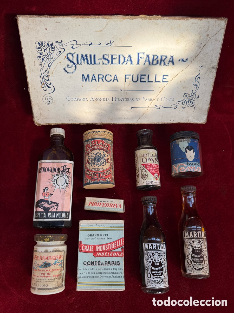 Antig&uuml;edades: Gran lote de cajitas y botellines antiguos!