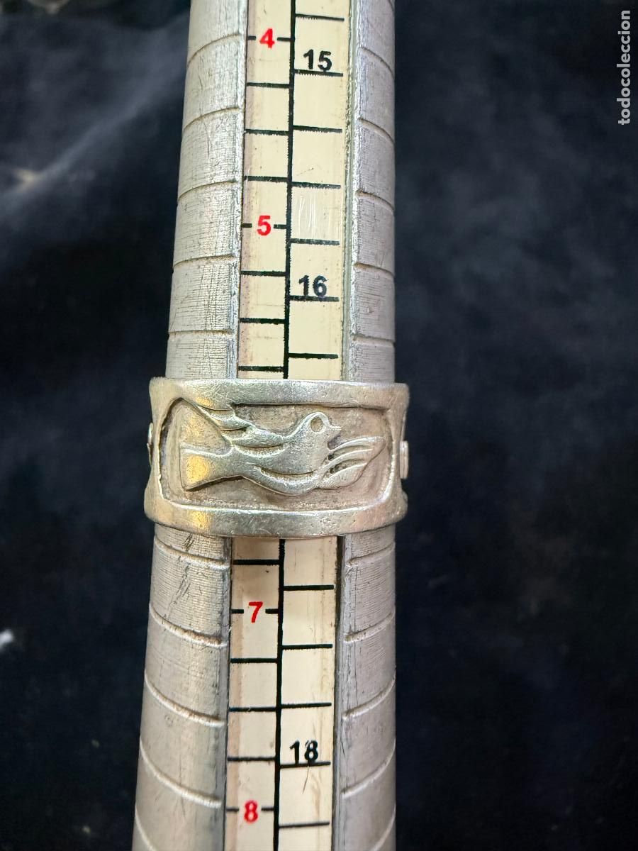 Antig&uuml;edades: PRECIOSO ANILLO DE PLATA CONTRASTADA