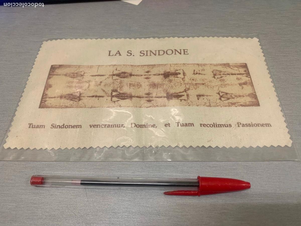 Antig&uuml;edades: LA S. SINDONE (LA S&Aacute;BANA SANTA) REPRODUCCI&Oacute;N EN TELA