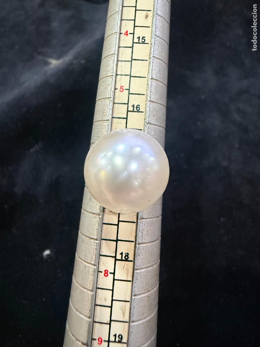 Antig&uuml;edades: PRECIOSO ANILLO DE PLATA E IMITACION DE PERLA - Foto 2