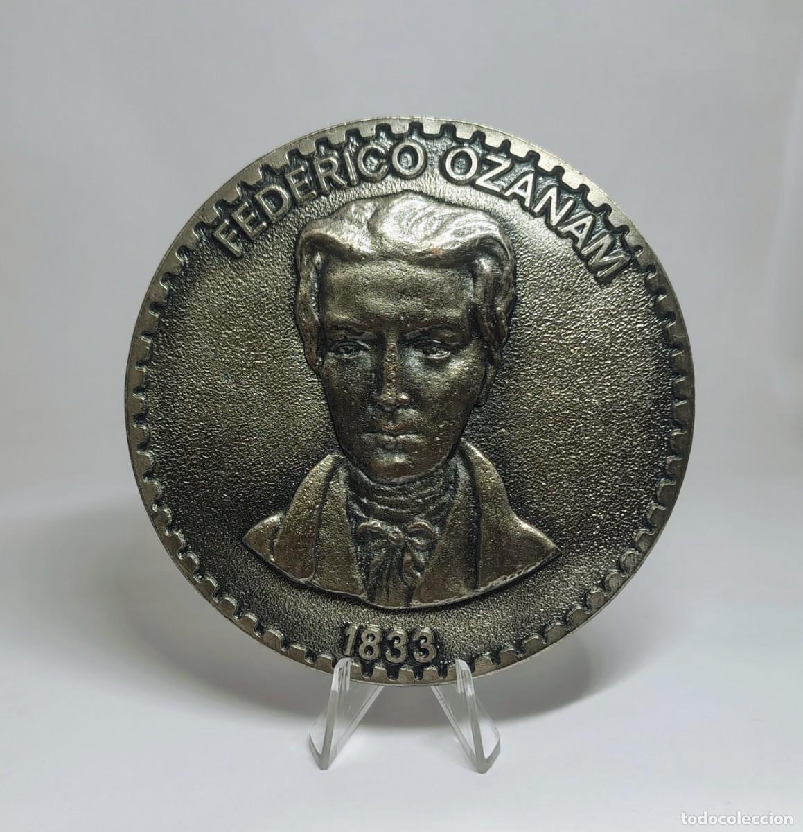 Antig&uuml;edades: MEDALLA (FEDERICO) Fr&eacute;d&eacute;ric Ozanam (1833): SOCIEDAD de S. VICENTE DE PAUL EN ESPA&Ntilde;A. M369
