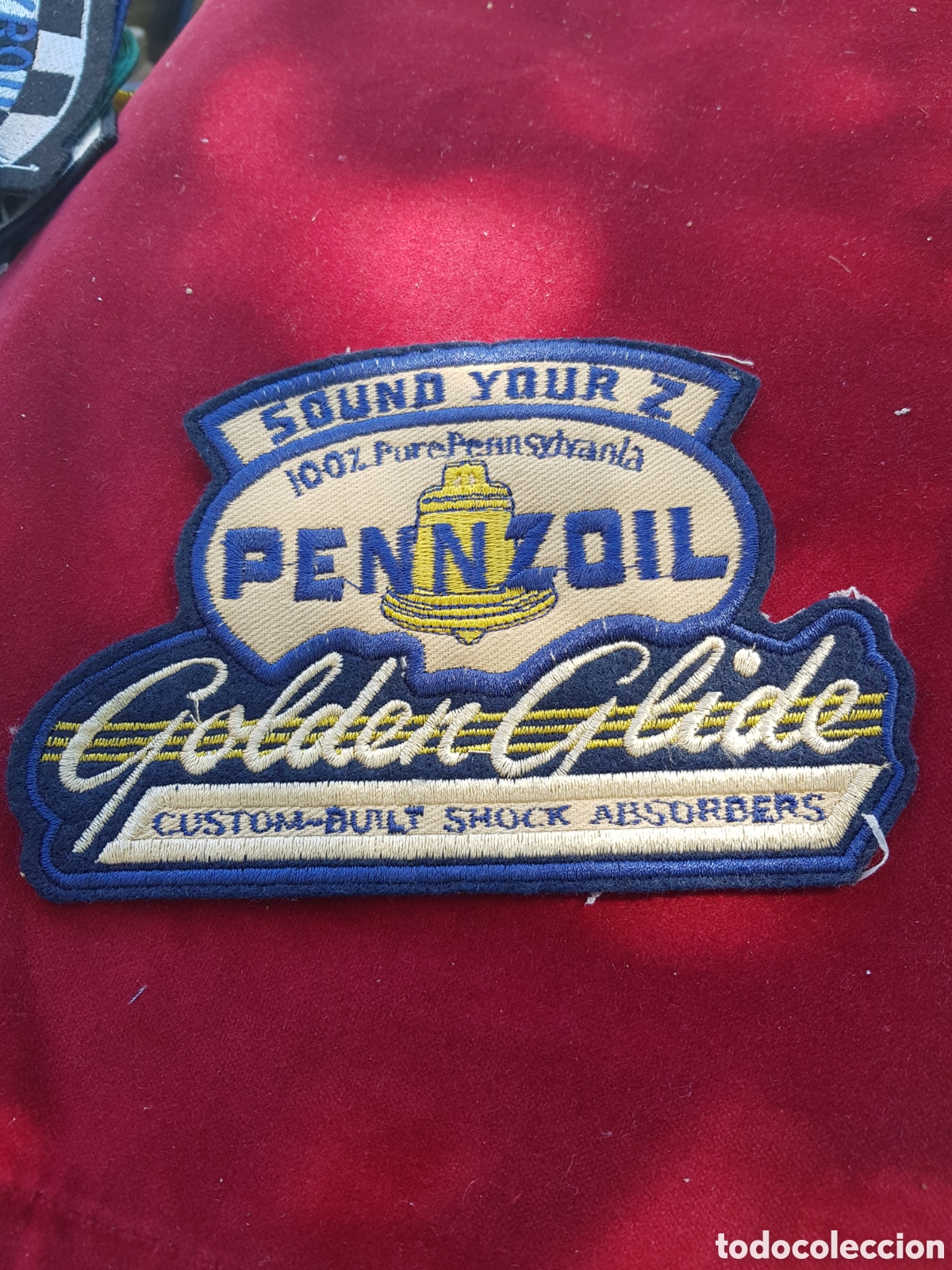 Antig&uuml;edades: ANTIGUO PARCHE BORDADO DE PENNZOIL