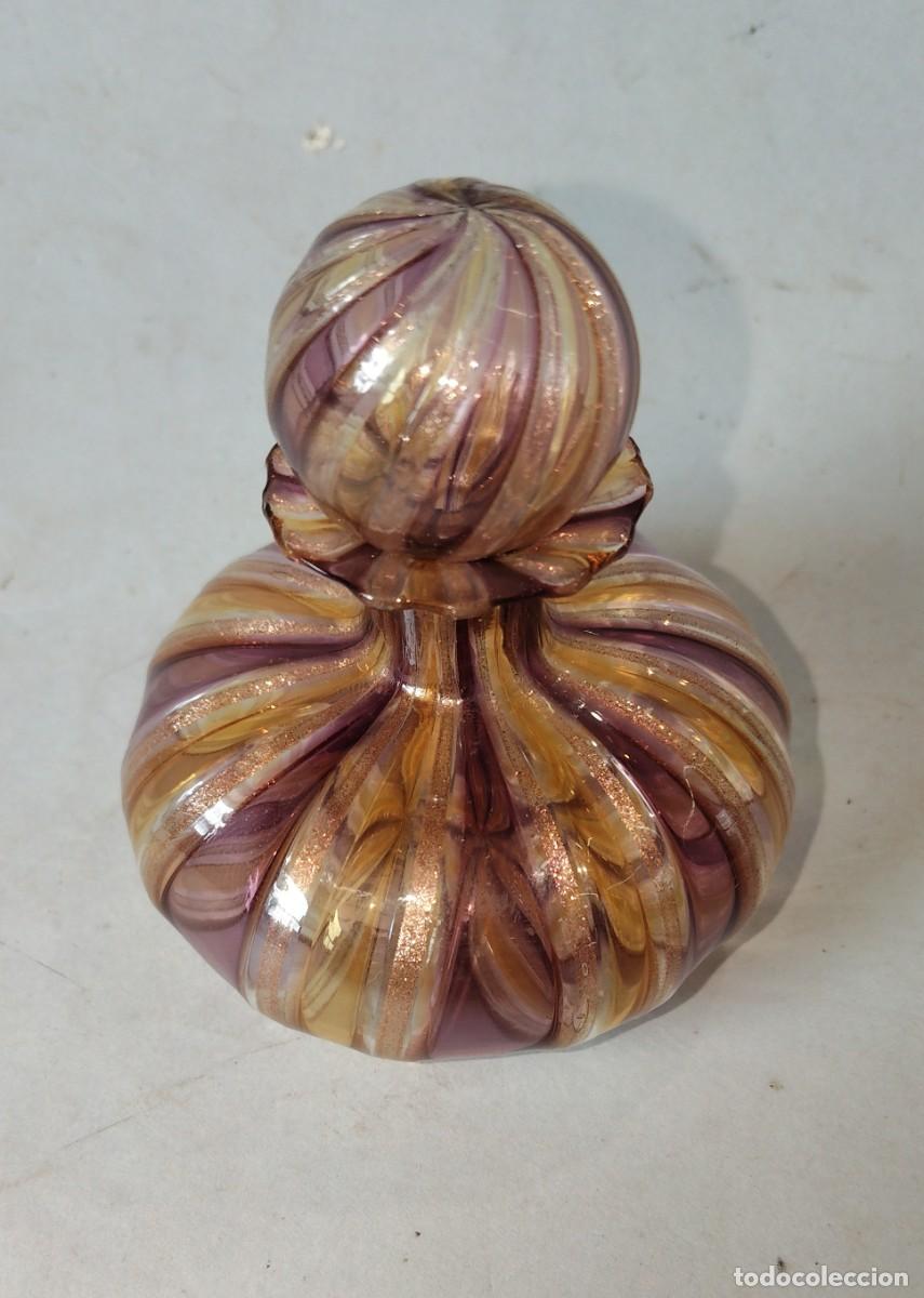 Antig&uuml;edades: Perfumero de cristal de Murano a&ntilde;os 50
