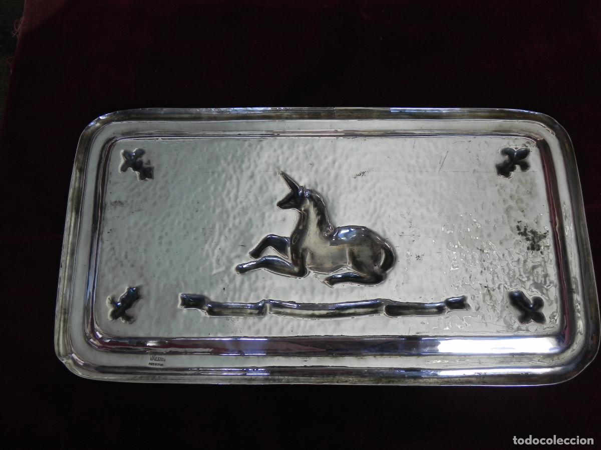 Antig&uuml;edades: ** BANDEJA PLATEADA VALENTI ** - Foto 2