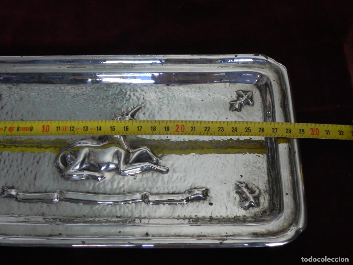 Antig&uuml;edades: ** BANDEJA PLATEADA VALENTI ** - Foto 4