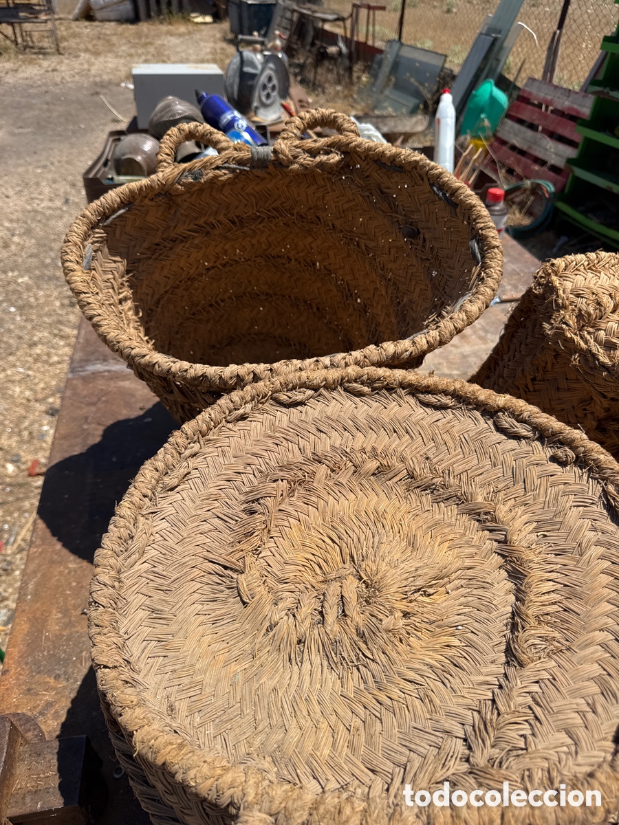 Antig&uuml;edades: Lote de piezas de esparto - Foto 2