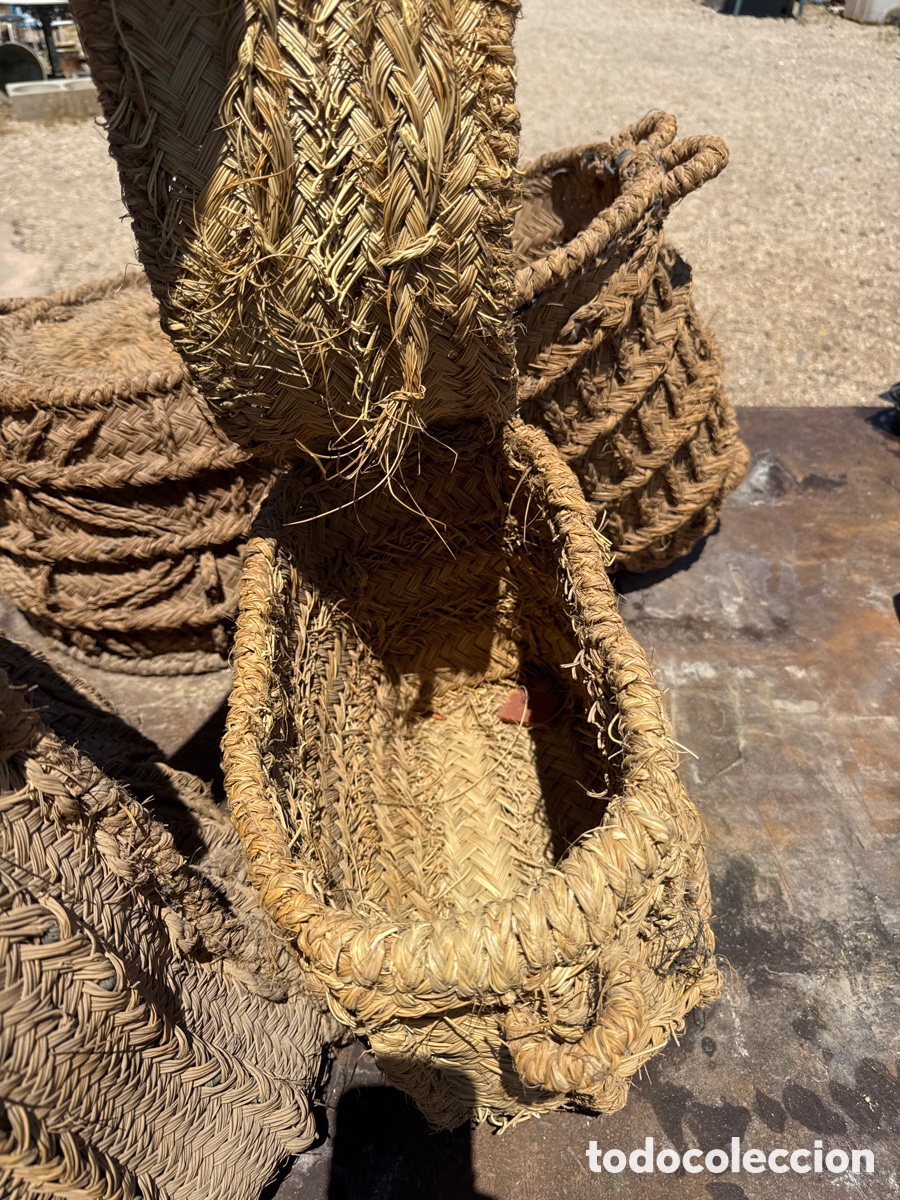 Antig&uuml;edades: Lote de piezas de esparto - Foto 5
