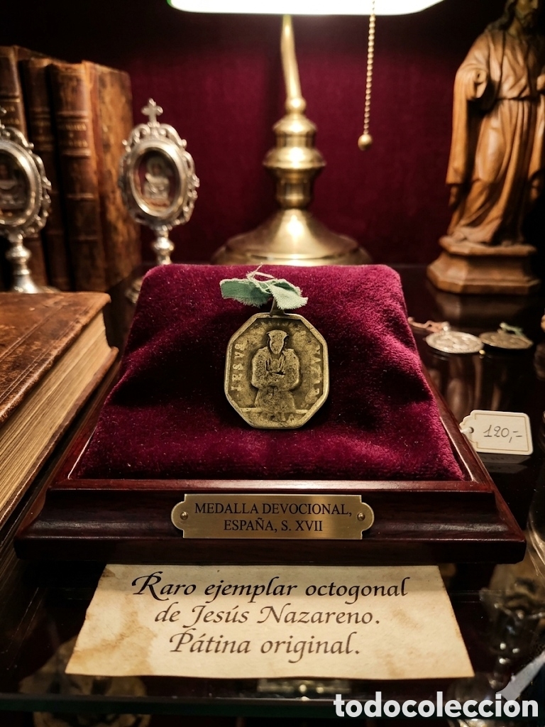 Antig&uuml;edades: Antiqu&iacute;sima medalla de Jes&uacute;s Nazareno