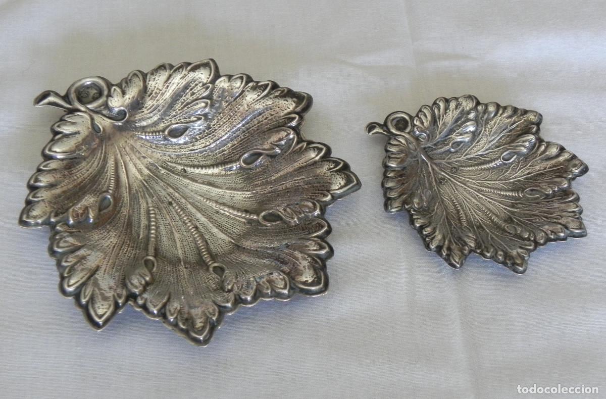 Antig&uuml;edades: ** DOS ANTIGUAS BANDEJAS DE PLATA **
