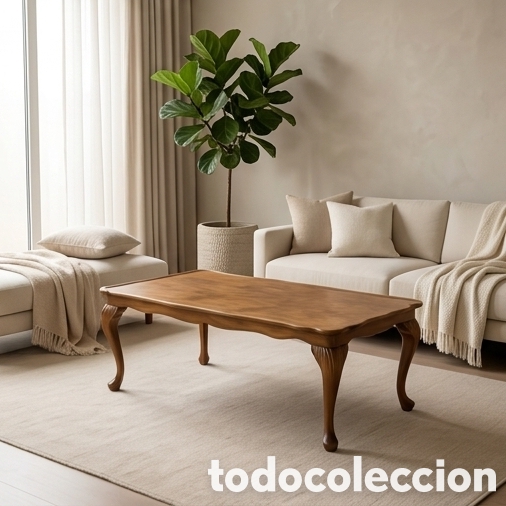 Antig&uuml;edades: Mesa centro estilo Reina Ana - Foto 22