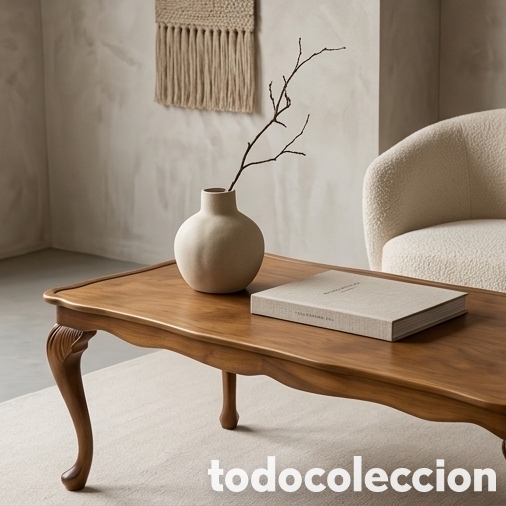 Antig&uuml;edades: Mesa centro estilo Reina Ana - Foto 23