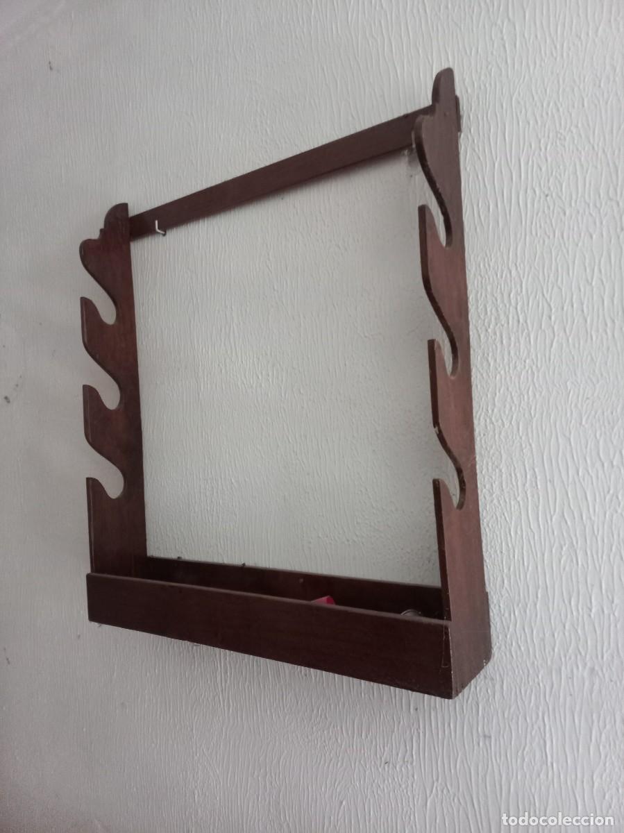Antig&uuml;edades: antiguo armero escopetero de madera - Foto 1
