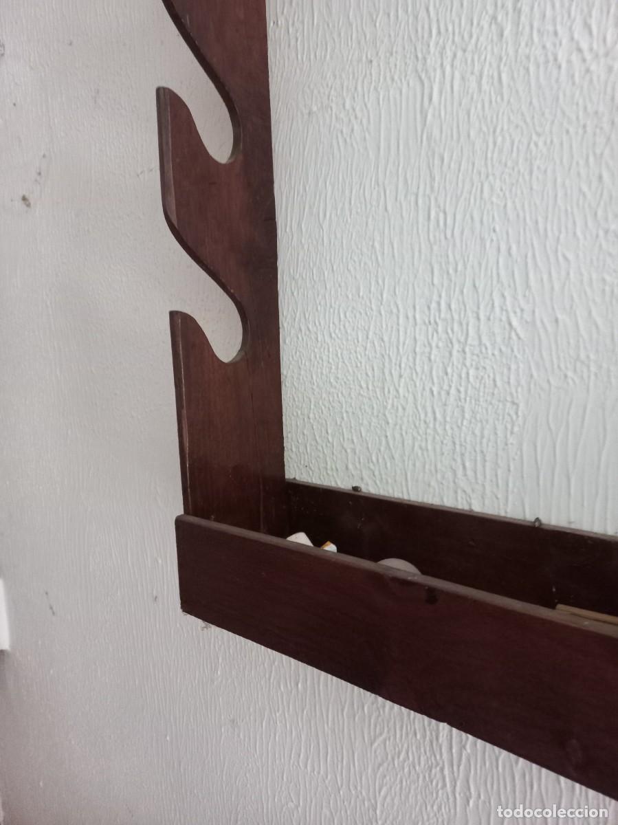 Antig&uuml;edades: antiguo armero escopetero de madera - Foto 4