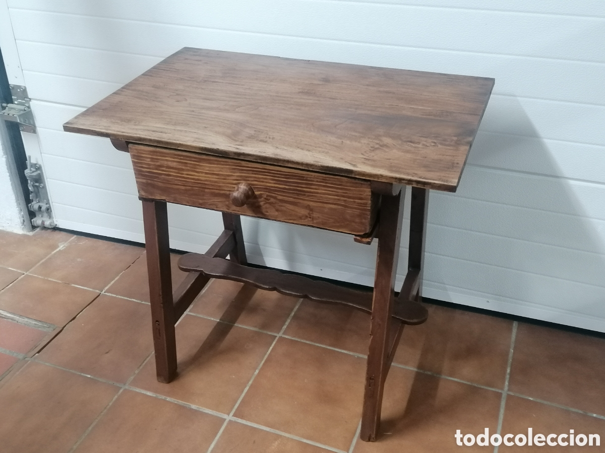 Antig&uuml;edades: Mesa tocinera antigua - Foto 2
