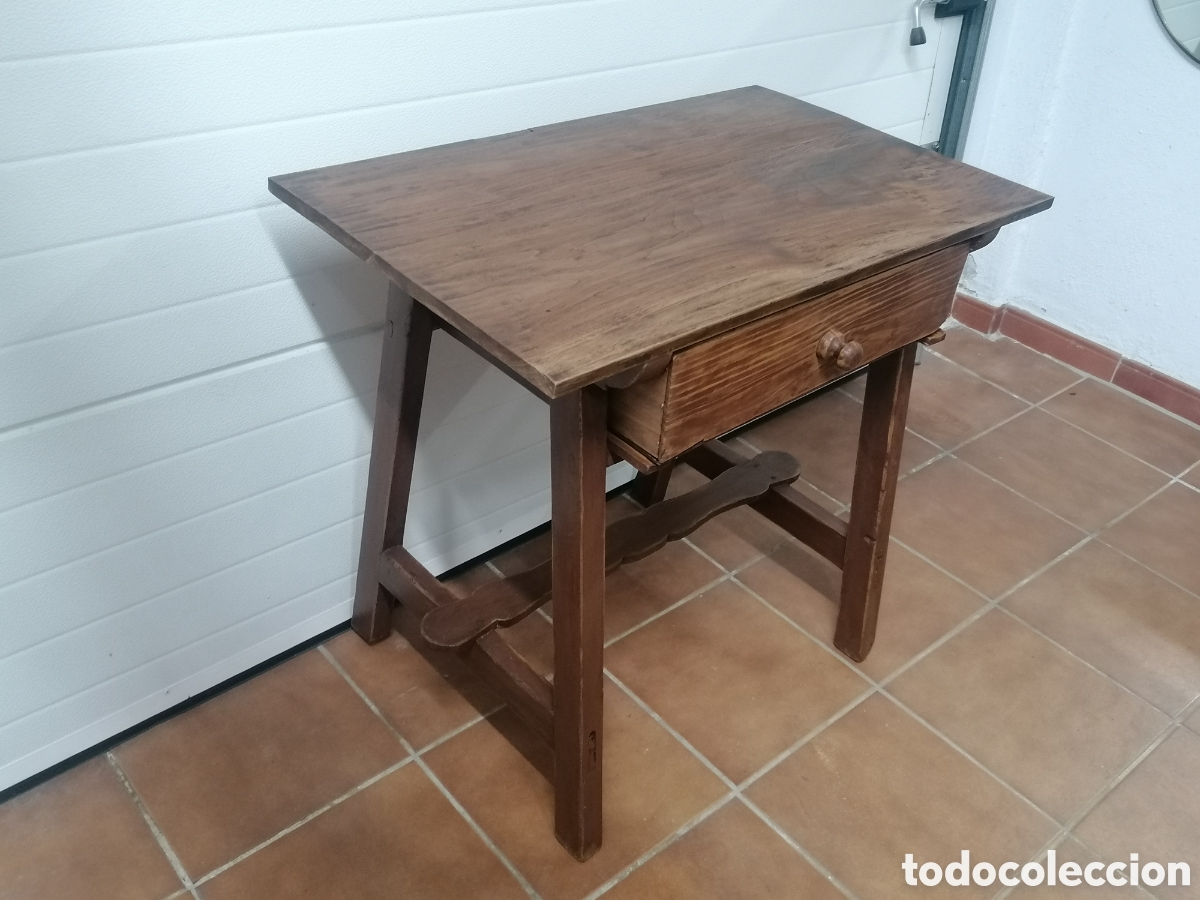 Antig&uuml;edades: Mesa tocinera antigua - Foto 6