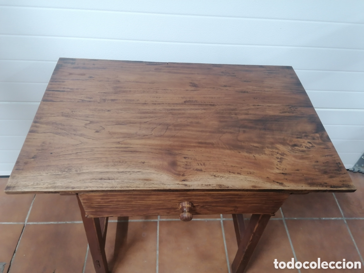 Antig&uuml;edades: Mesa tocinera antigua - Foto 7