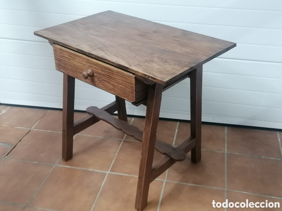 Antig&uuml;edades: Mesa tocinera antigua - Foto 1