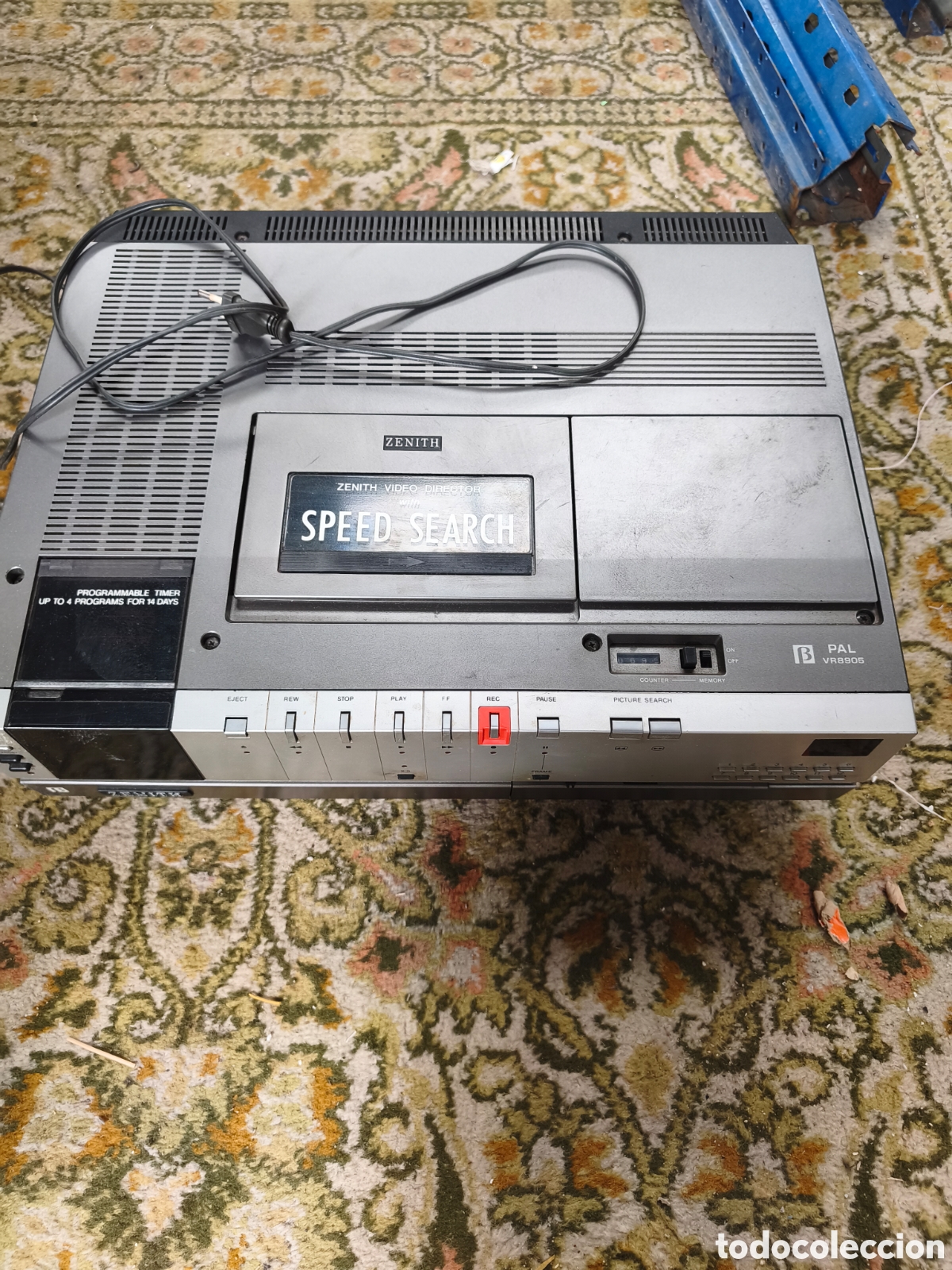 Antig&uuml;edades: V&iacute;deo Betamax Zenith Video Director PAL VRS905 (Vintage)